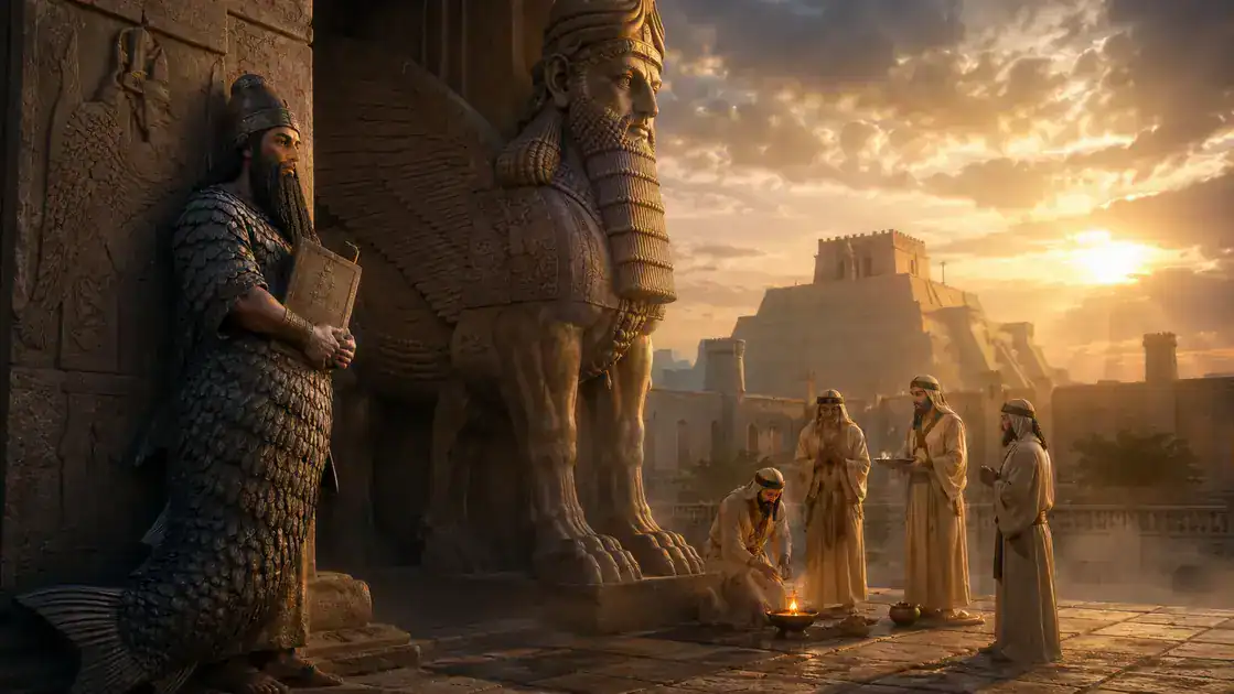 Lamassu, Apkallu y otros intermediarios: nombres y funciones