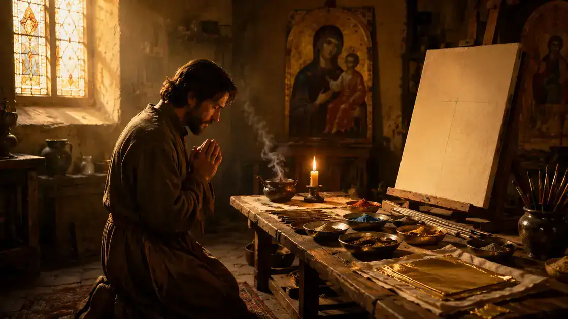 Oración, ayuno y preparación espiritual del artista sacro