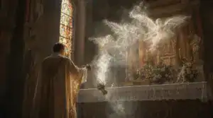 Por qué el incienso representa las oraciones llevadas por los ángeles a Dios