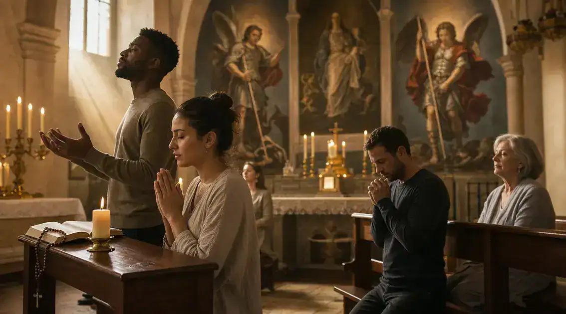 Práctica de la novena: posturas, tiempos y disposición espiritual