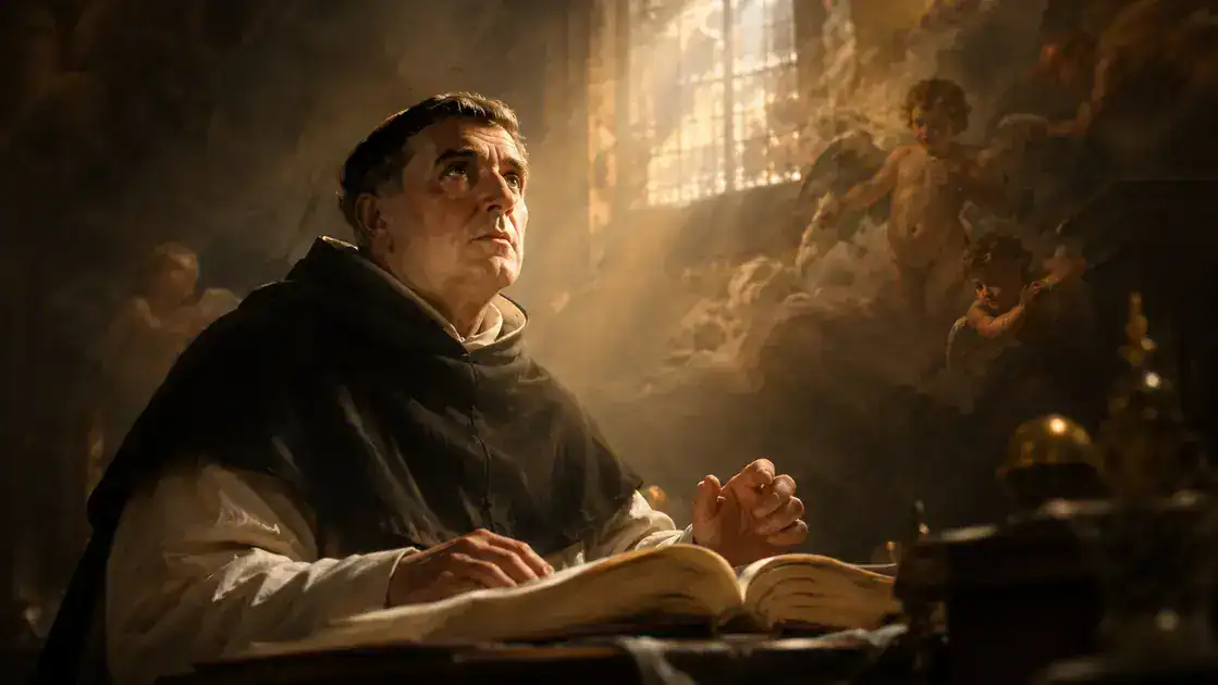 Santo Tomás de Aquino y su doctrina completa sobre los ángeles