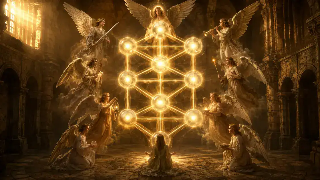 Sefirot y correspondencias angelicales: quiénes habitan cada esfera