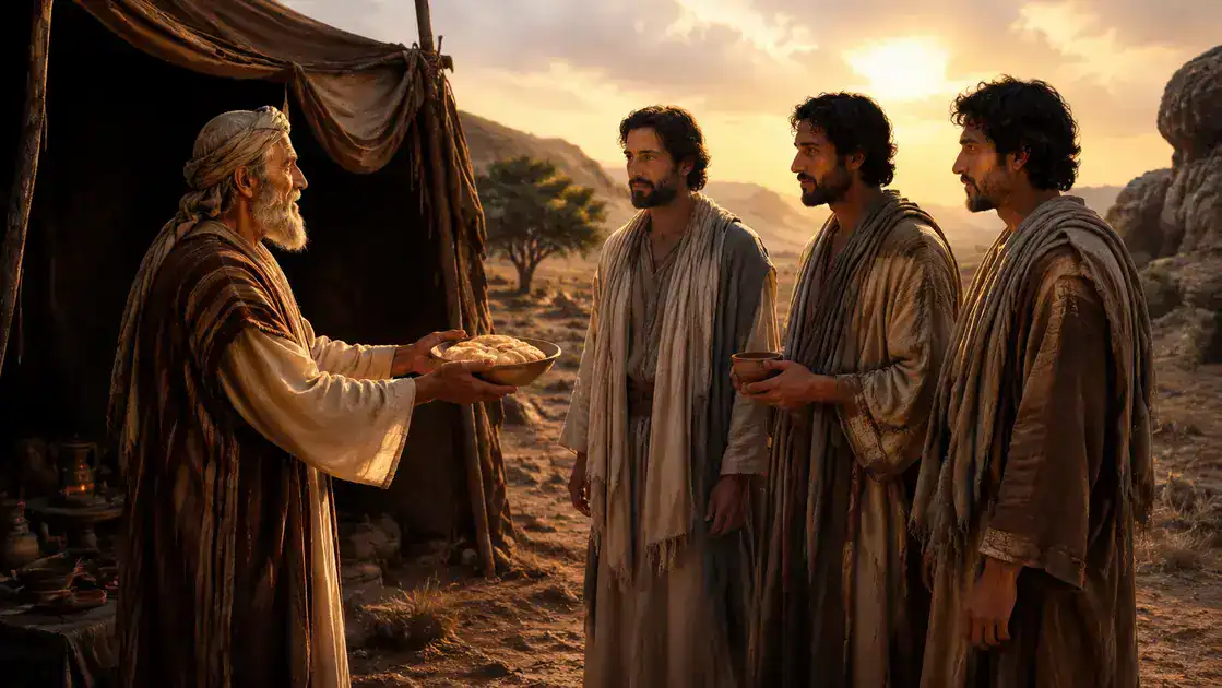 Abraham y las visitas: comida, hospitalidad y significado