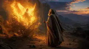El ángel en la zarza ardiente: quién apareció realmente a Moisés en el Sinaí