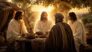 Los tres visitantes de Abrahán: cuando Dios y los ángeles cenaron con un hombre