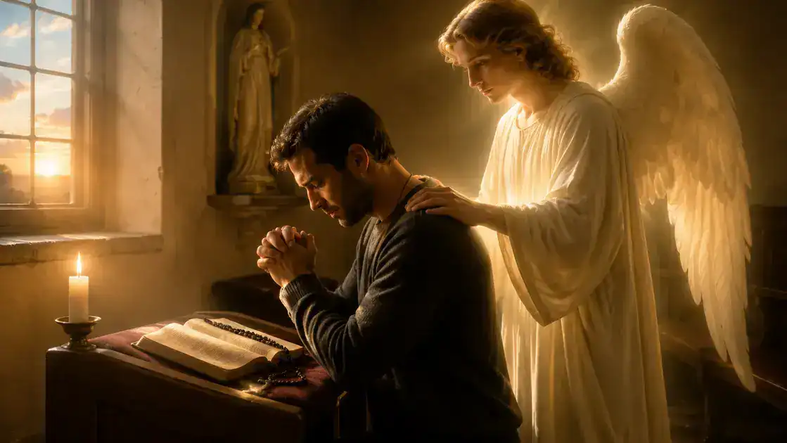 Oración y práctica espiritual para reconocer la ayuda angelical