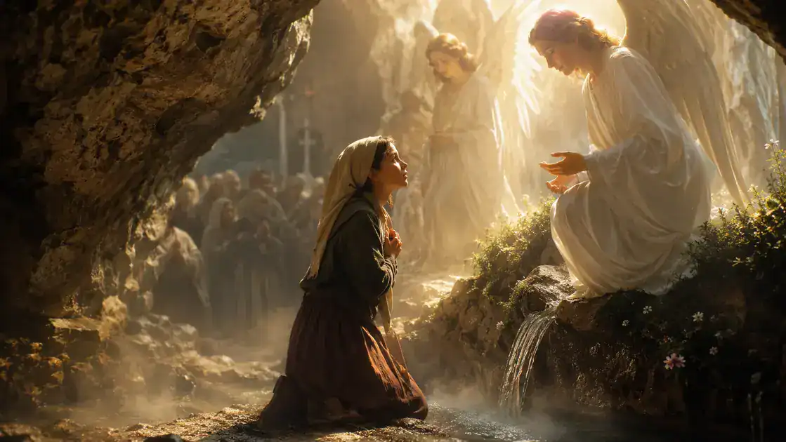 Santa Bernadette y los ángeles de Lourdes: la gruta, la luz y las visiones