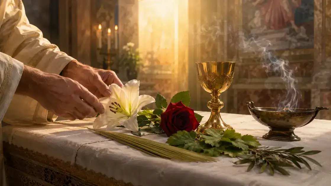 Símbolos litúrgicos y florales: lectura devocional de los detalles