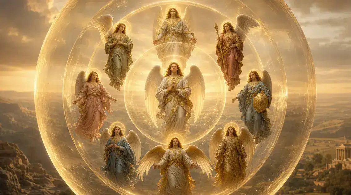 A hierarquia completa dos anjos: as 9 ordens e 3 esferas explicadas