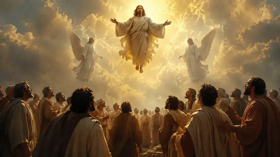 As Virtudes na Ascensão de Jesus: quem eram os dois anjos brancos
