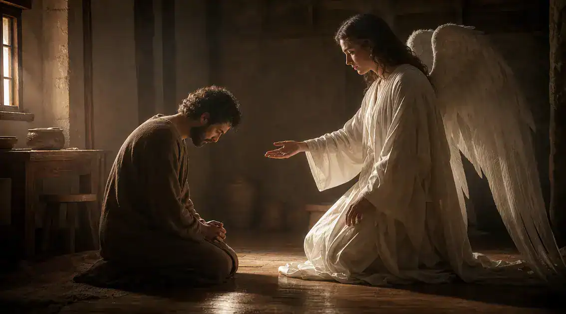 Chamado humano e companhia: como a presença angelical toca os fiéis