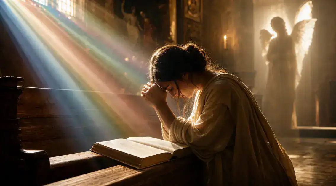 Como discernir uma presença angelical através da cor