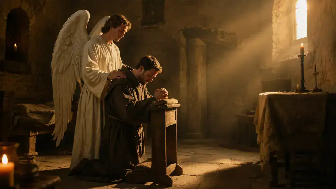 Como os santos viveram a companhia angelical