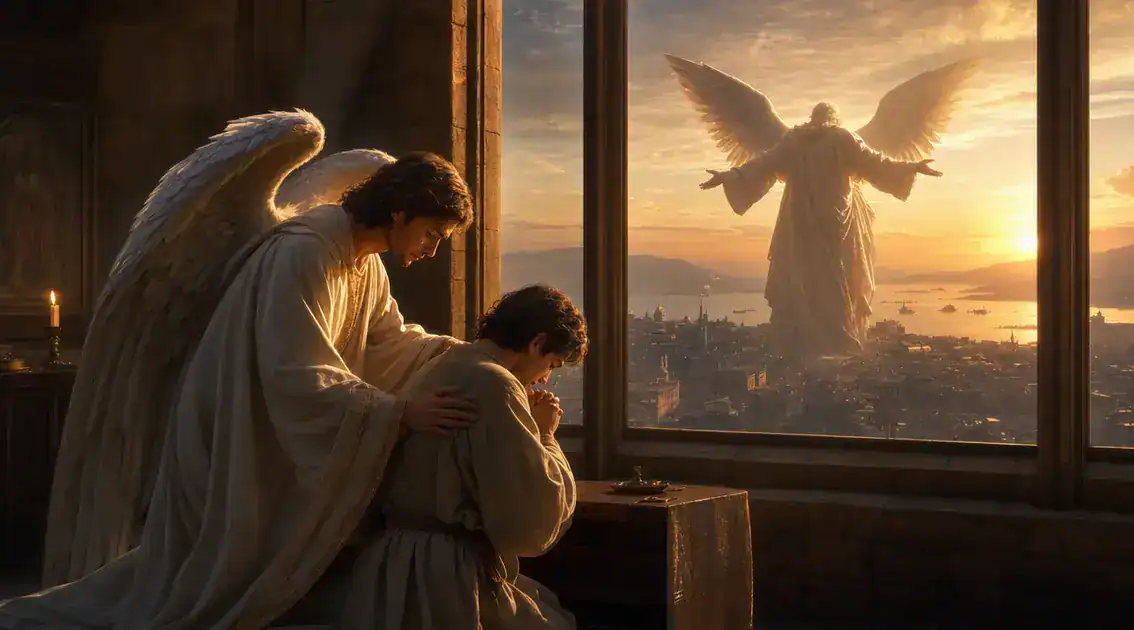Distinção entre anjo guardião pessoal e anjo de uma nação