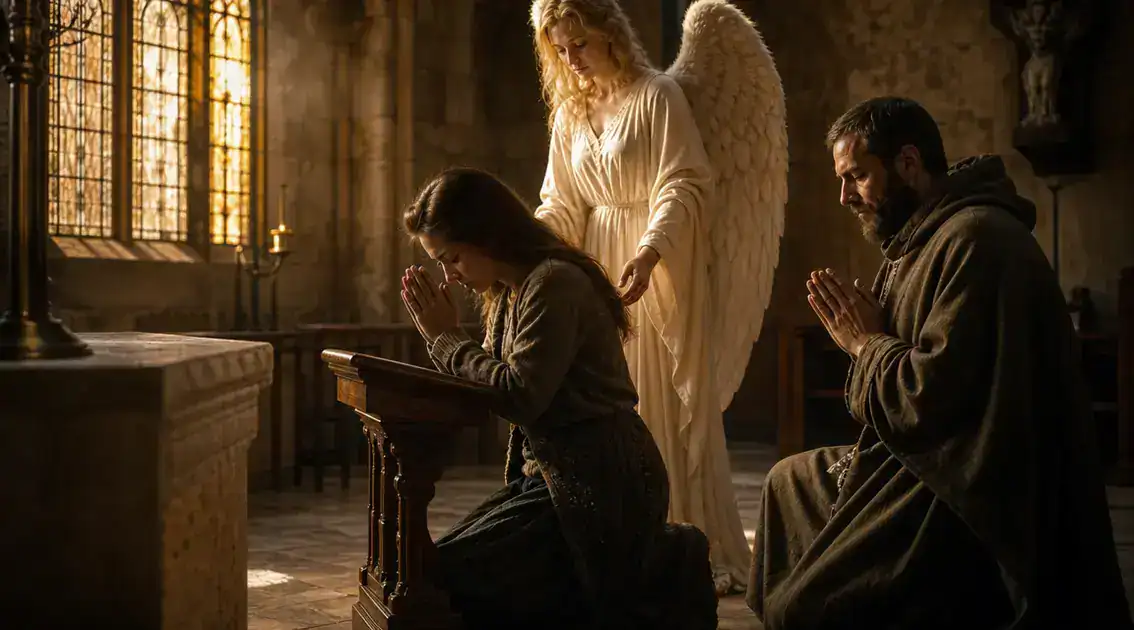 Experiência devocional: reconhecer um anjo e a intercessão de um santo