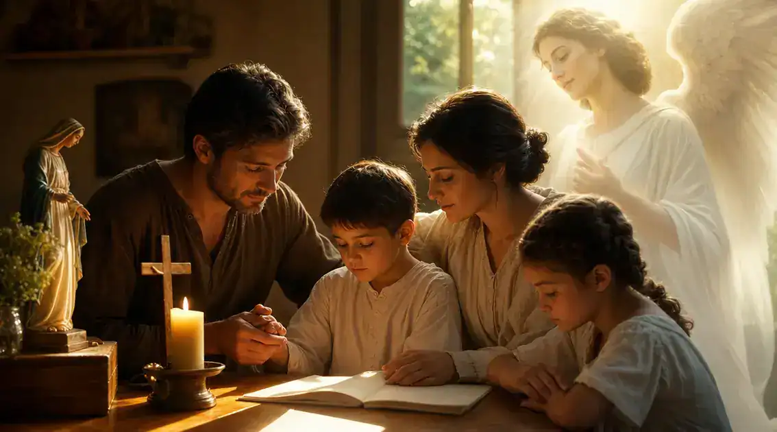 Liturgias e orações simples para celebrar em família