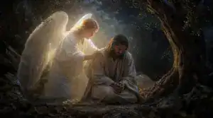O anjo que fortaleceu Jesus no Getsêmani na hora mais sombria