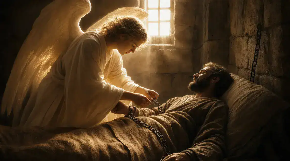 O anjo que libertou Pedro da prisão: a história mais dramática do NT