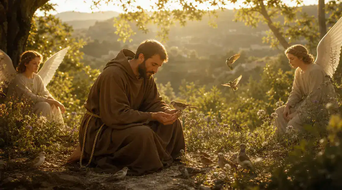 O simbolismo dos anjos na espiritualidade franciscana