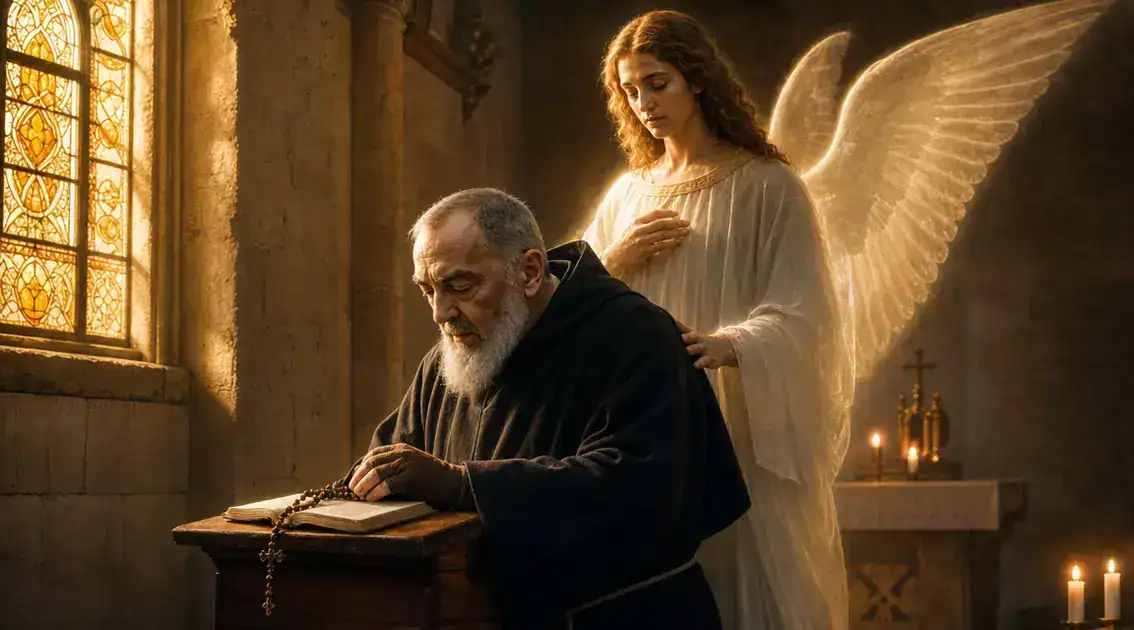 Práticas devocionais inspiradas na amizade entre padre pio e o anjo