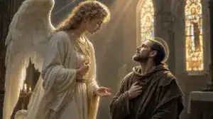 Qual a diferença entre um anjo e um santo? Muita gente confunde