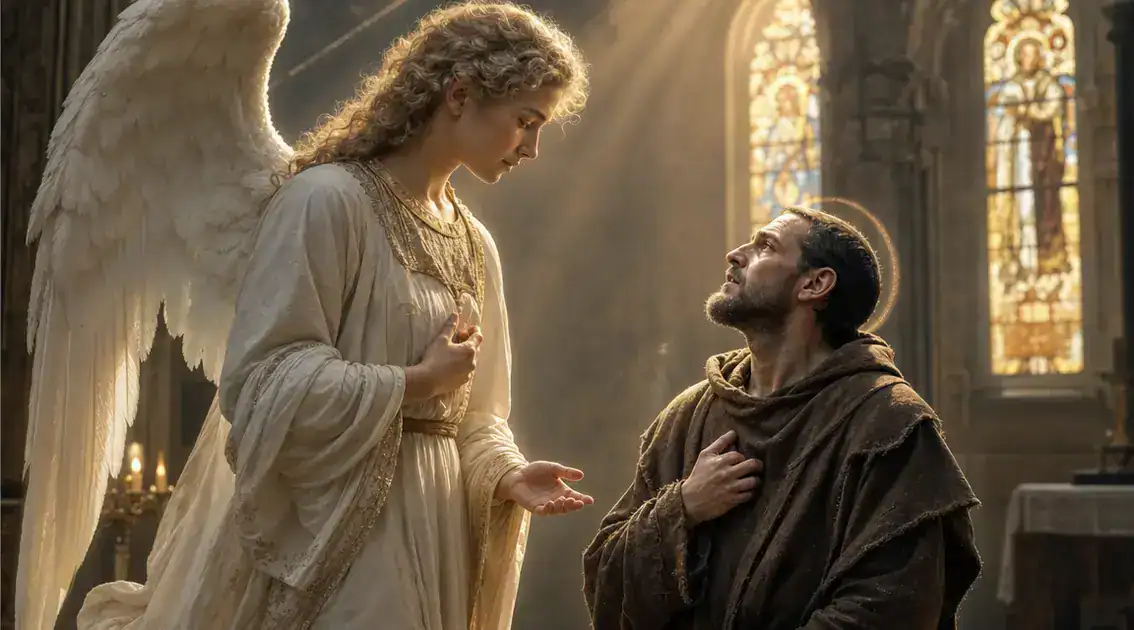 Qual a diferença entre um anjo e um santo? Muita gente confunde
