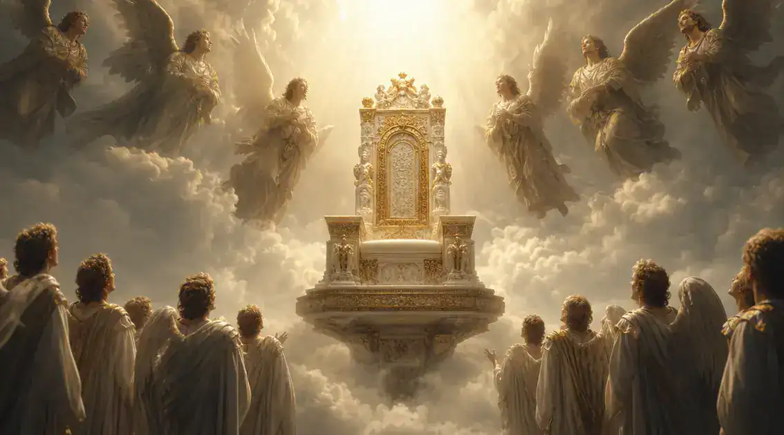 Tronos como intercessores: sua função entre Deus e os anjos inferiores