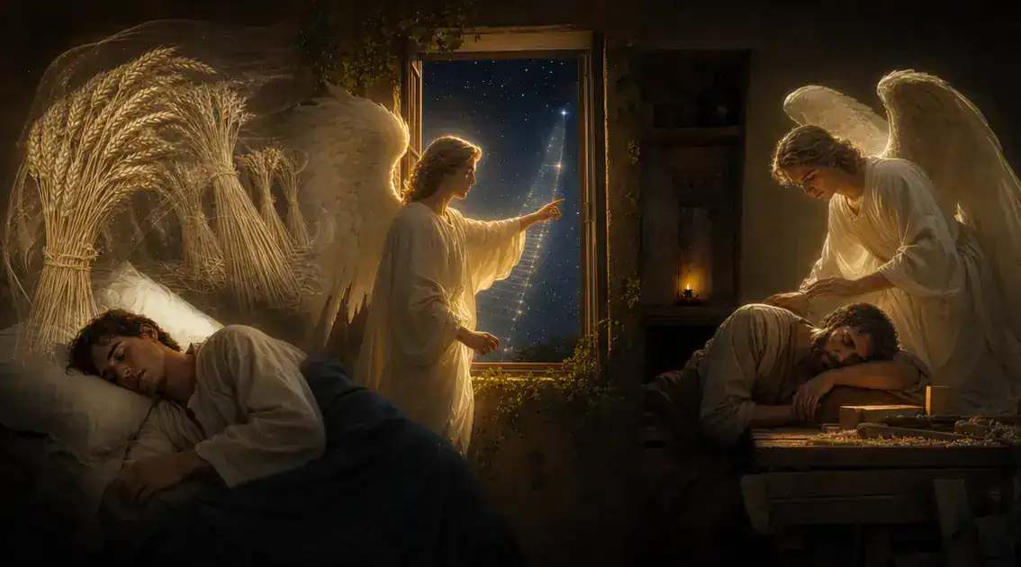 Exemplos bíblicos: sonhos de José, Daniel e mensageiros divinos