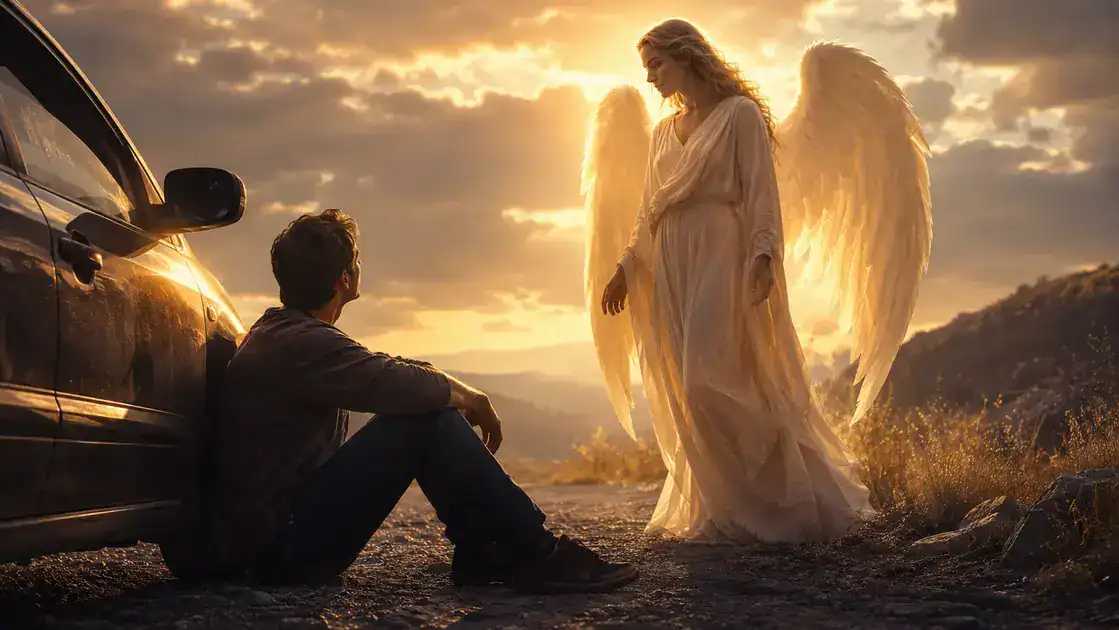 O motorista que viu um anjo na estrada: testemunho emocionante
