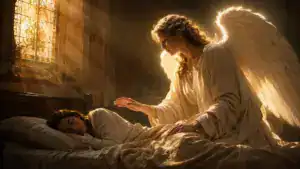 O que meu anjo guardião está fazendo agora neste exato momento?