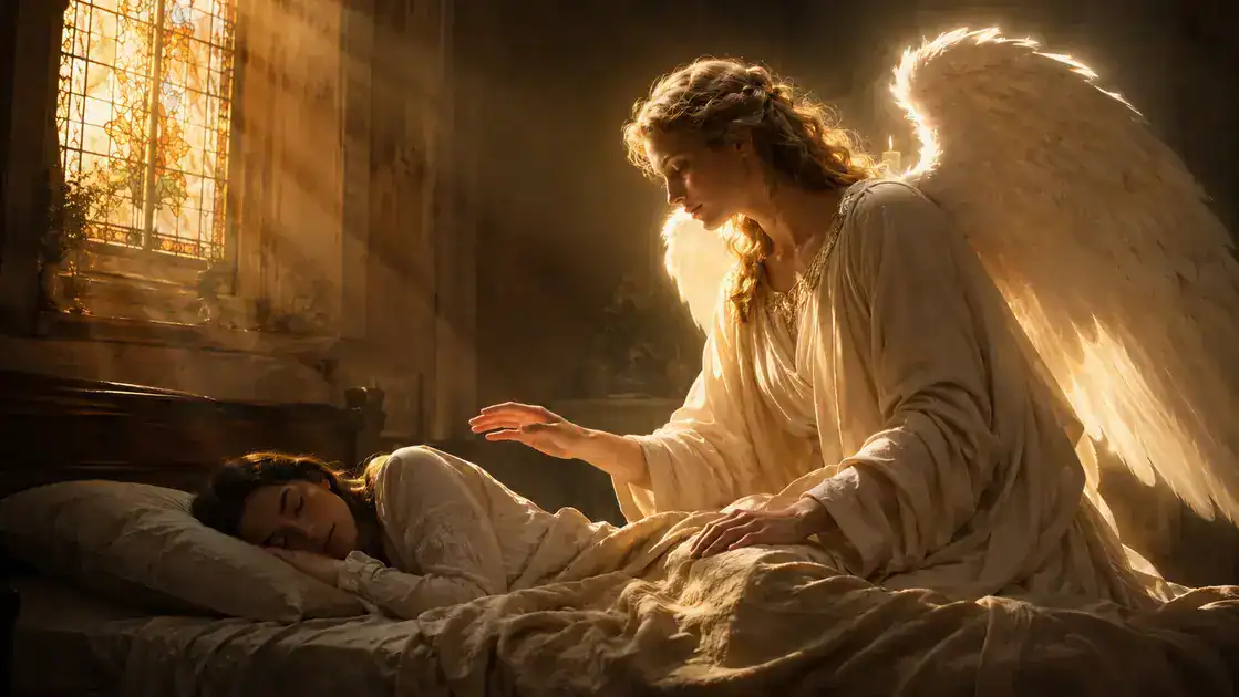 O que meu anjo guardião está fazendo agora neste exato momento?