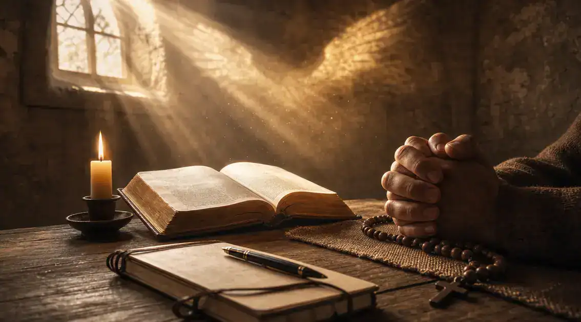 Práticas devocionais para abrir-se à mensagem celestial em dias difíceis