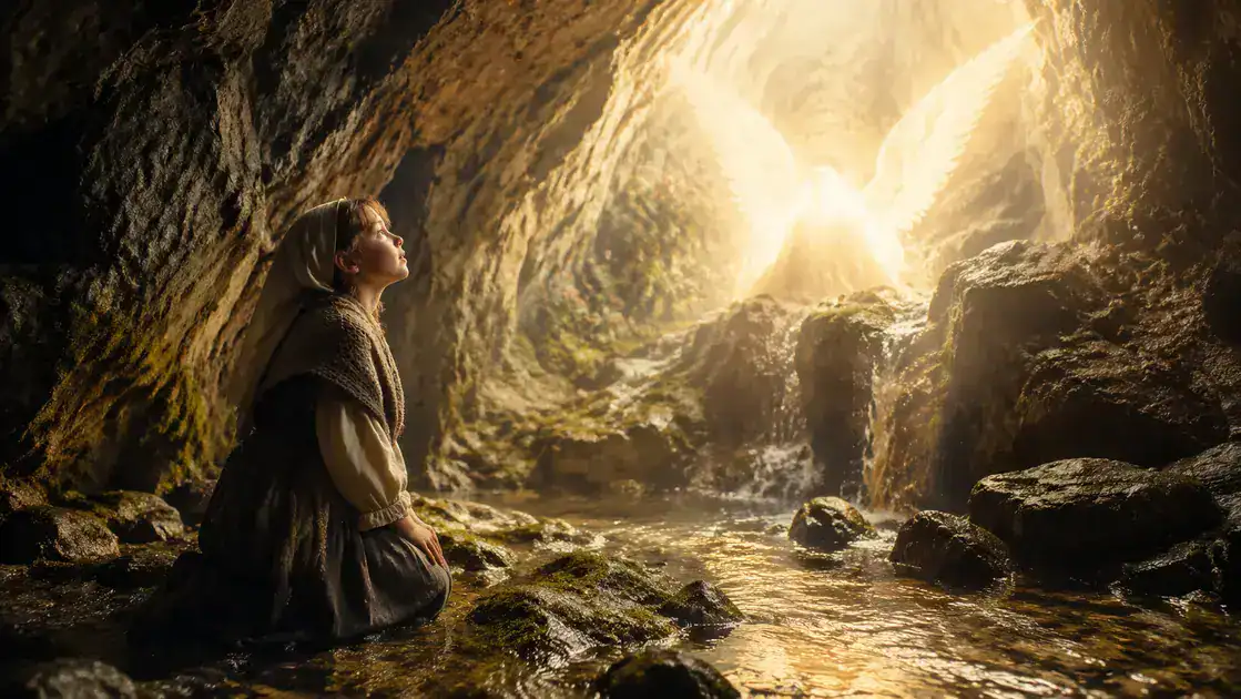 Santa Bernadette e os anjos de Lourdes: a gruta, a luz e as visões
