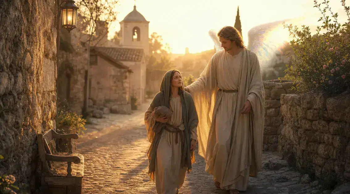 vivendo à luz da misericórdia divina e da companhia angelical